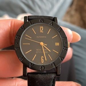 Bvlgari: Rare Limited Edition Carbon Gold Watch